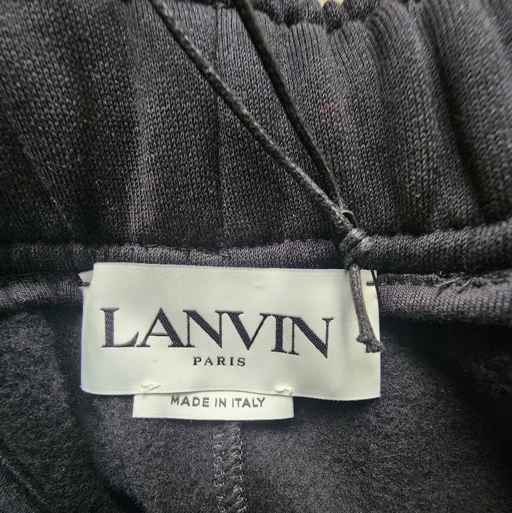 Lanvin Side Curb Cotton Trackpants